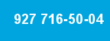 927 716-50-04 927 716-50-04